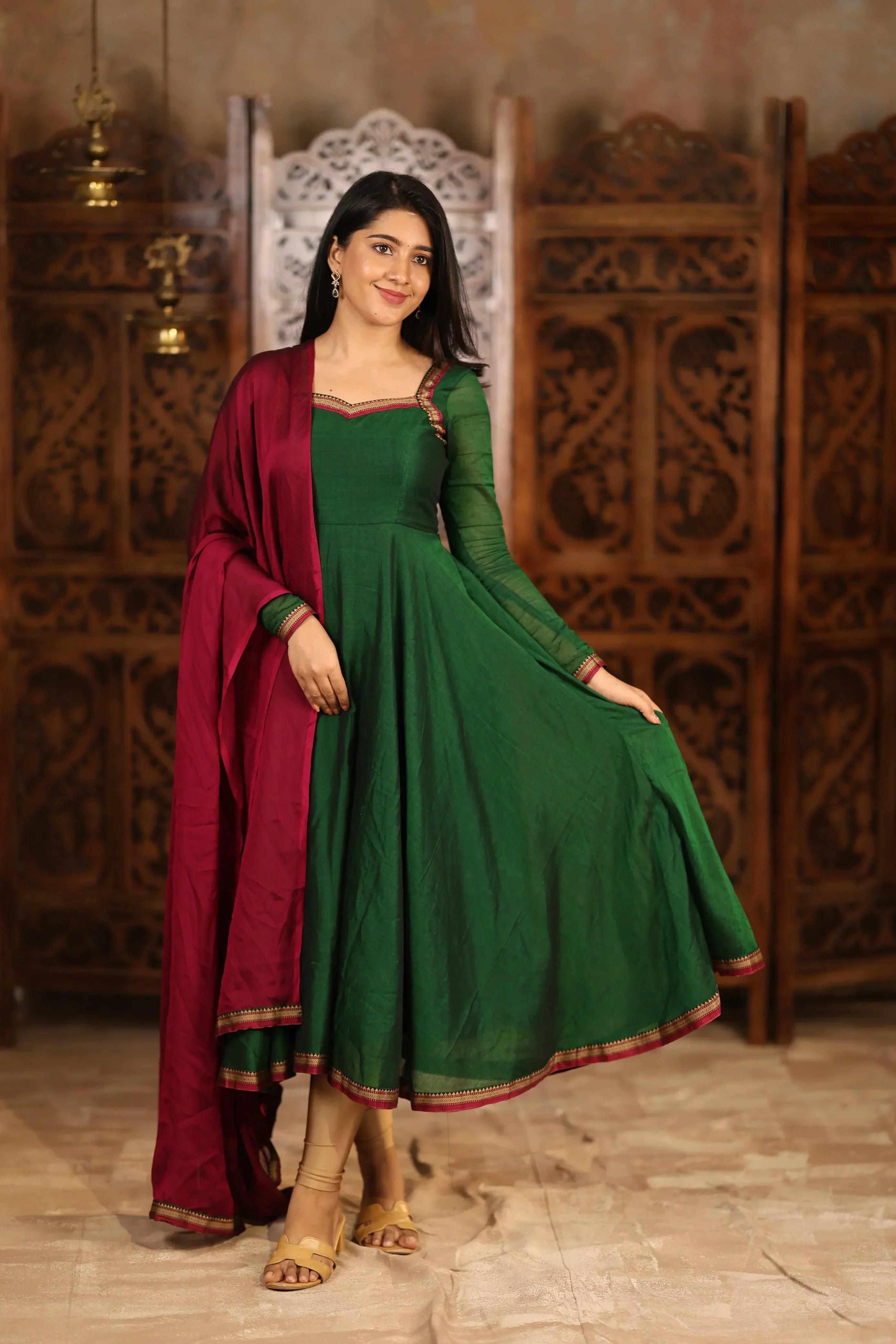 Kalyani Pure Cotton Anarkali