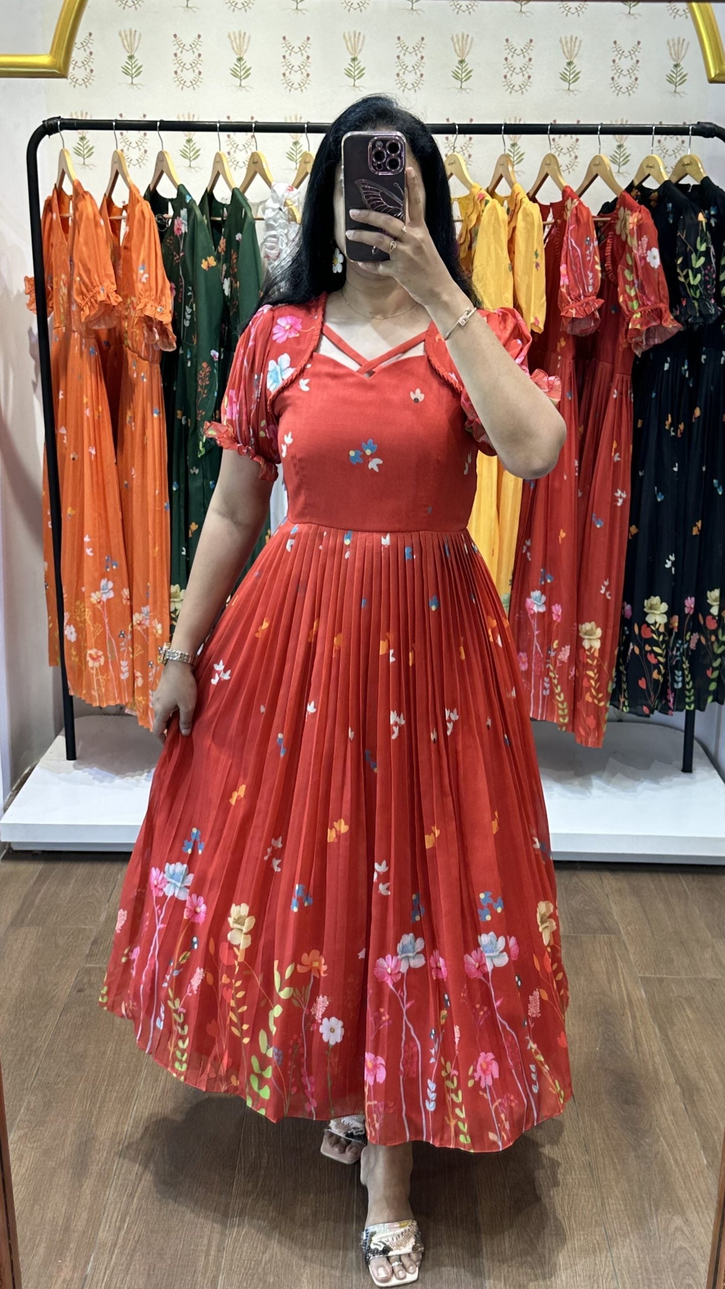 Jivika  Red Kurta Set