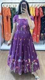 Kashish  Purple Kurta Set