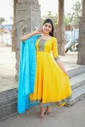 Ojasvi Handwoven Cotton Anarkali Set