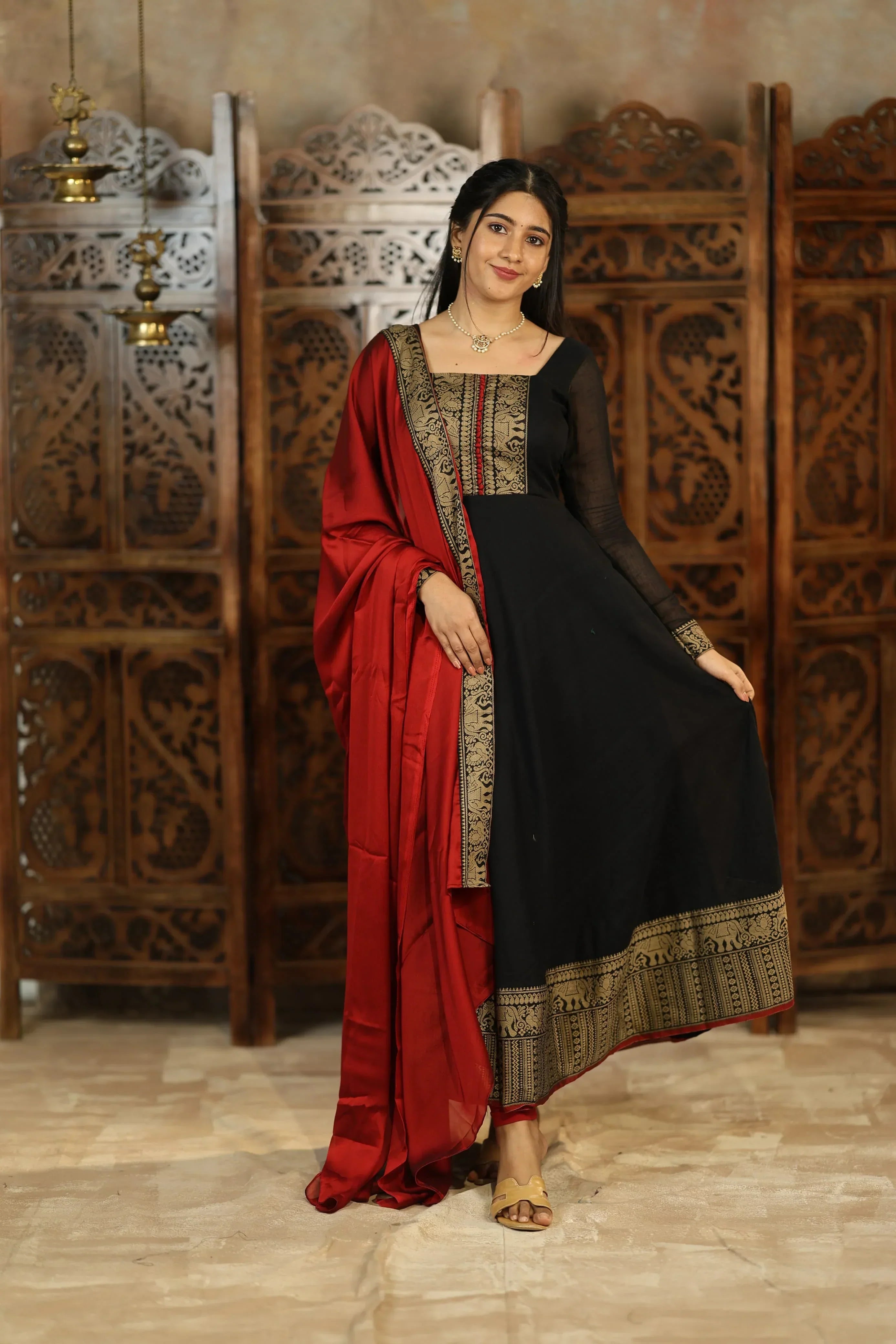 Wrishti Shrungar Pure Cotton Anarkali