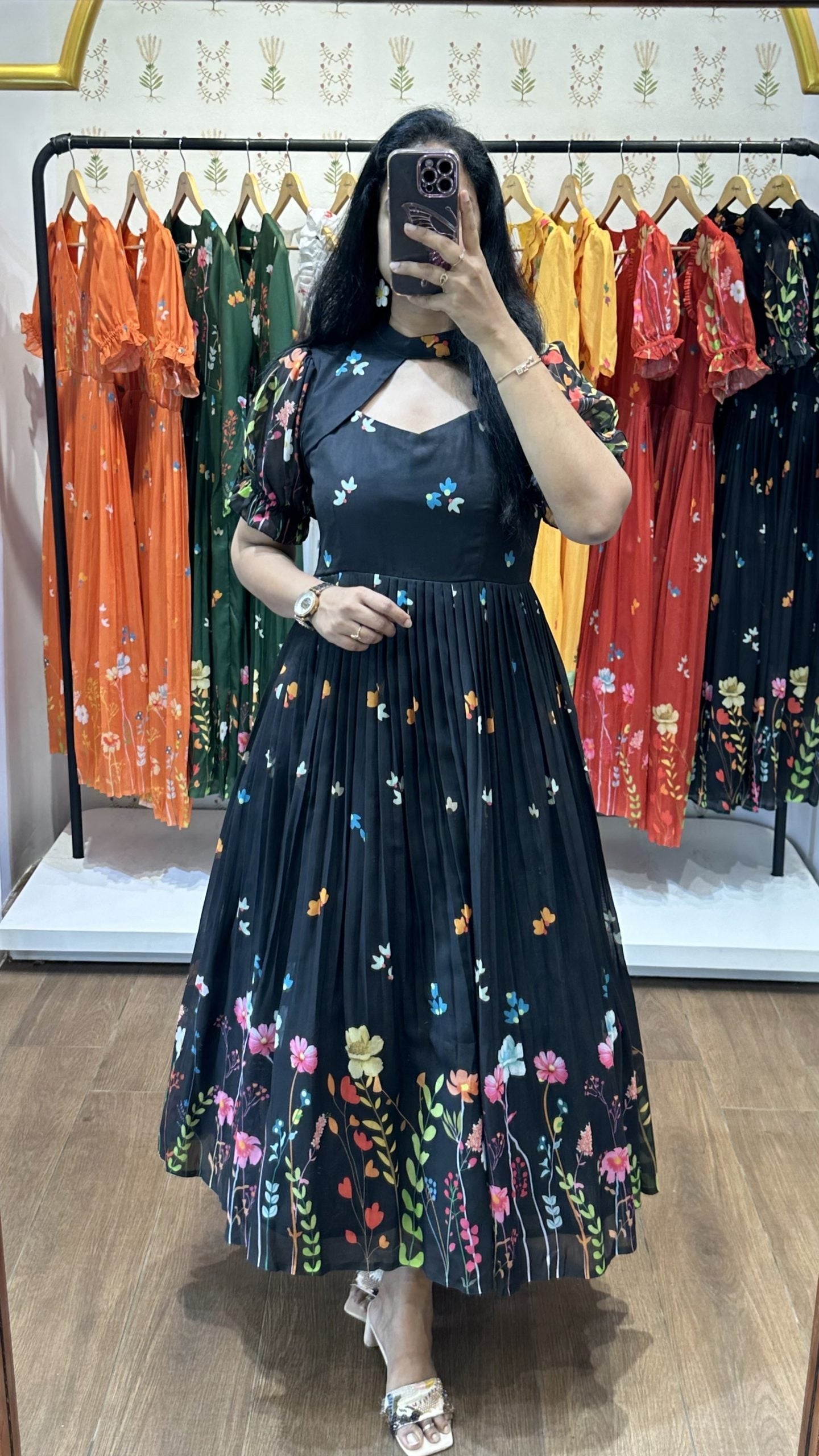 Nayantara  Black Kurta Set