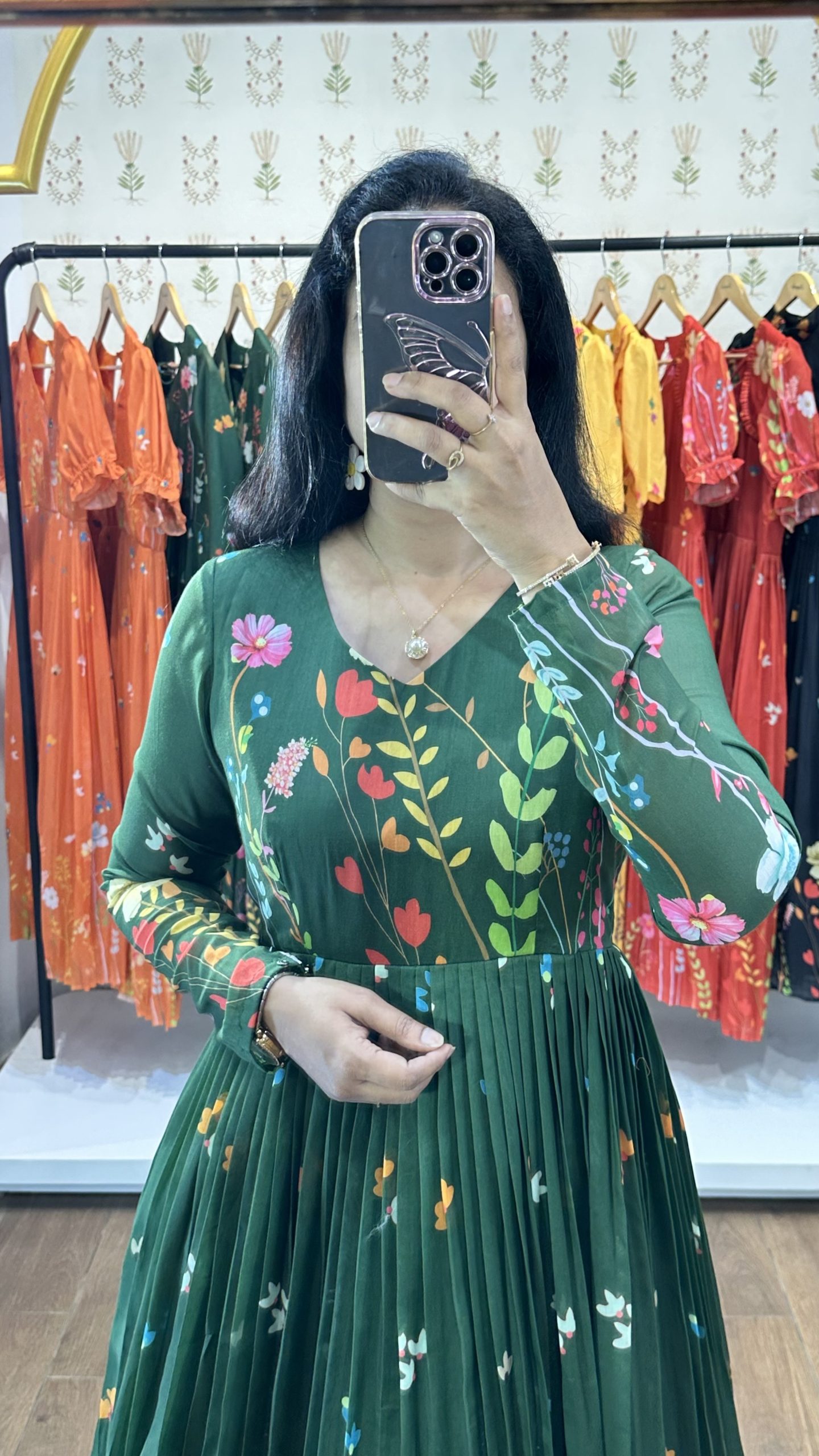 Mrinalini  Green Kurta Set