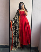 Aarushi Flared Kurta Dupatta Set