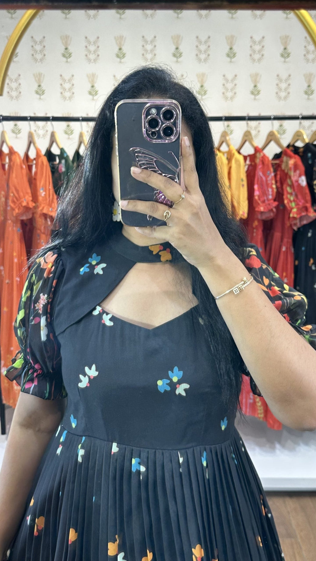 Nayantara  Black Kurta Set