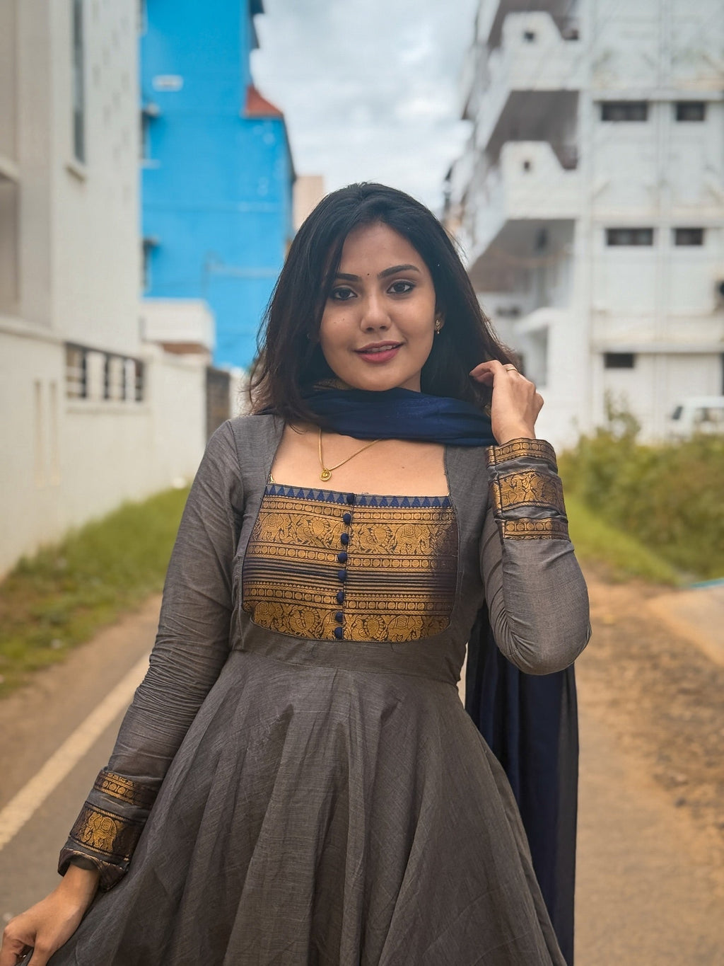 Dharini Pure Cotton Georgette Anarkali