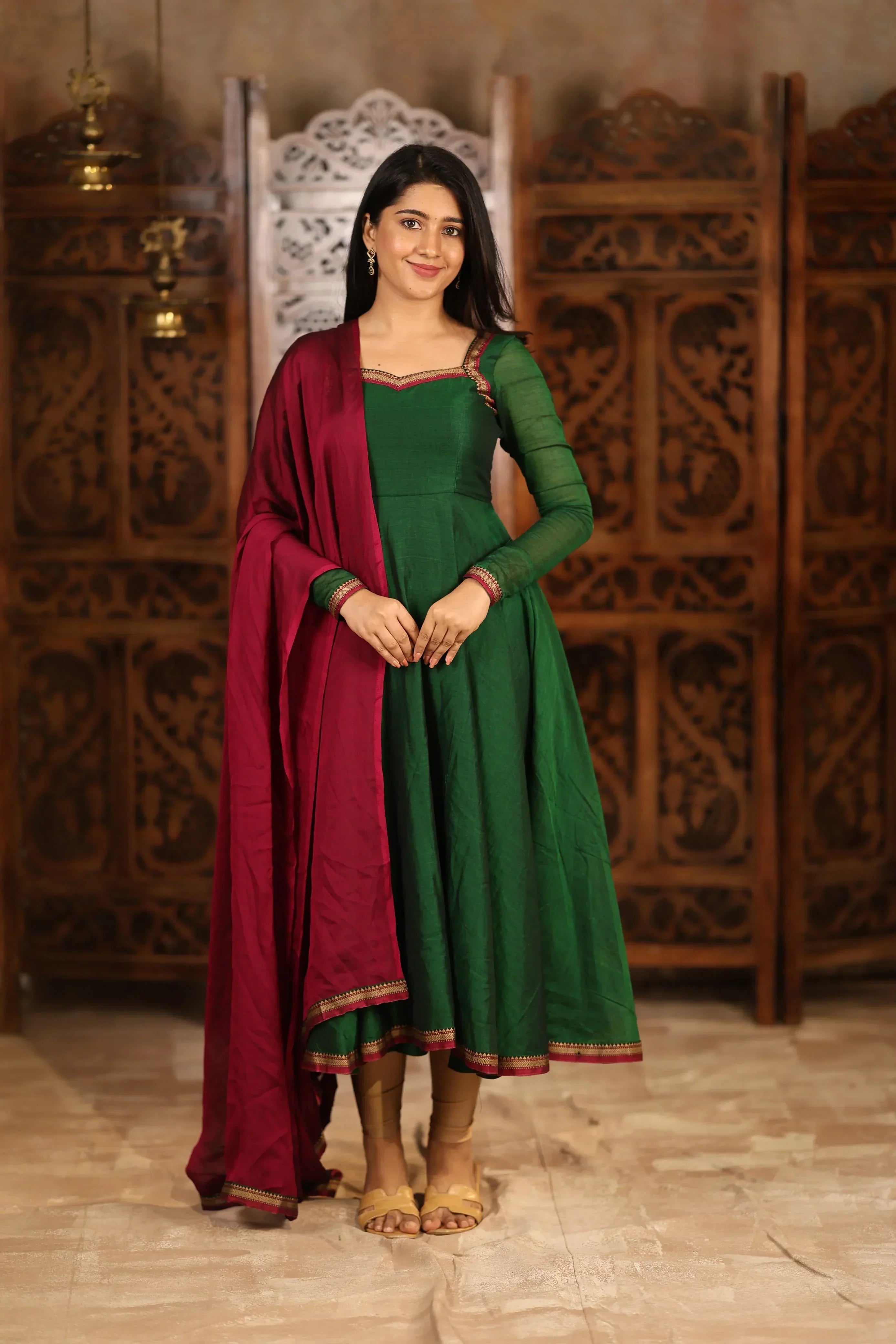 Kalyani Pure Cotton Anarkali