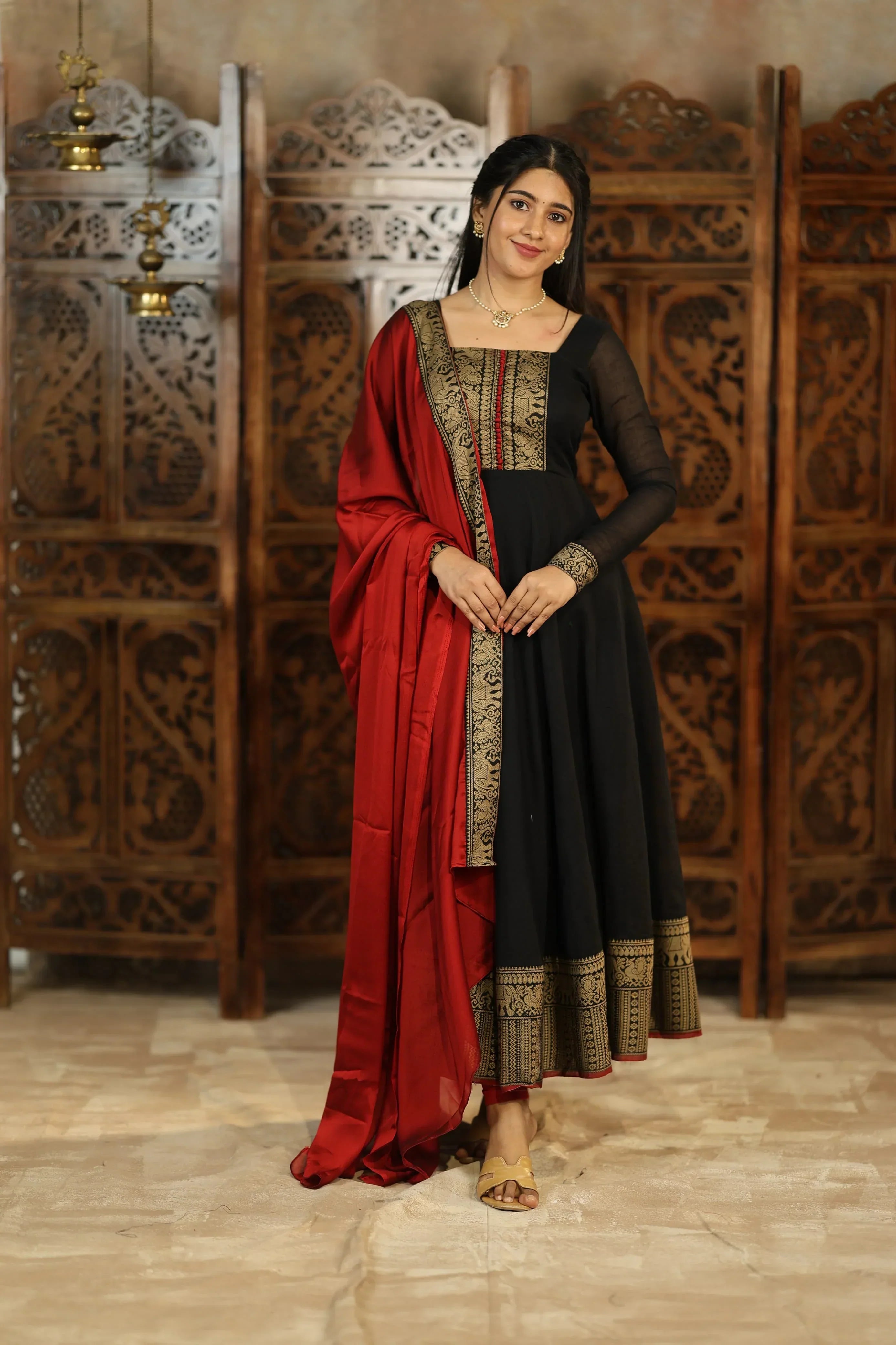 Wrishti Shrungar Pure Cotton Anarkali