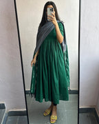 Charusha Sharanya Green Suit Set