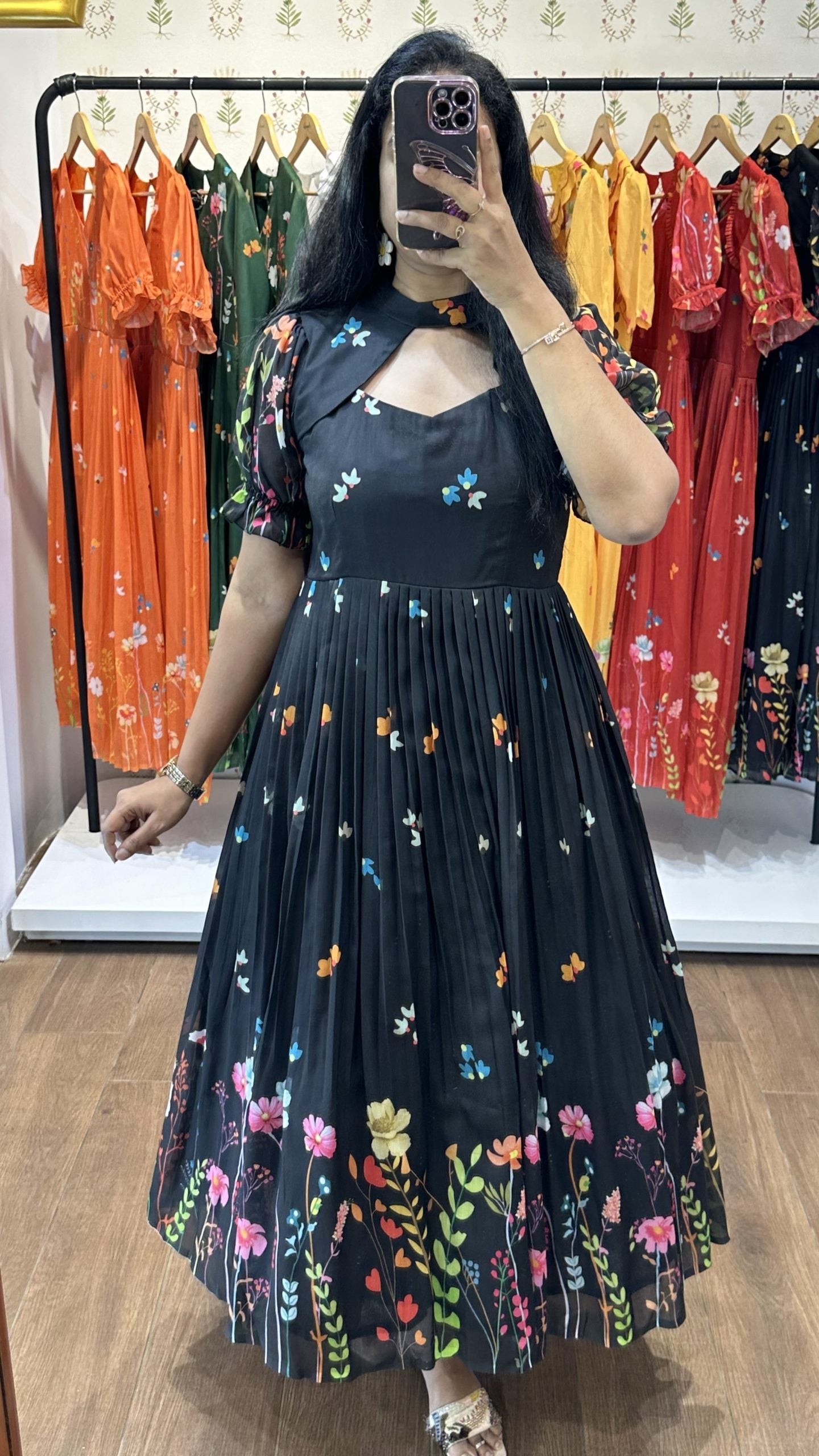 Nayantara  Black Kurta Set