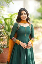 Triveni Shrungar Pure Handloom Anarkali