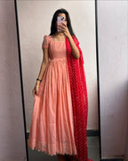 Harini Lehar Red Suit Set