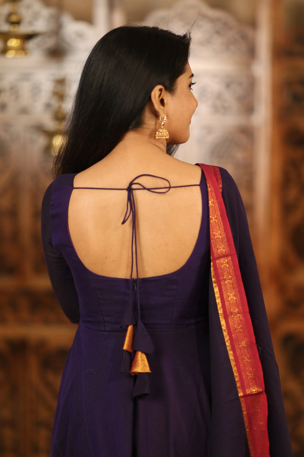 Qasmiya Shrungar Pure Cotton Anarkali