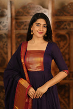 Qasmiya Shrungar Pure Cotton Anarkali