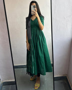 Charusha Sharanya Green Suit Set