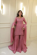 Kiara Lilac Kurta Gharara Set