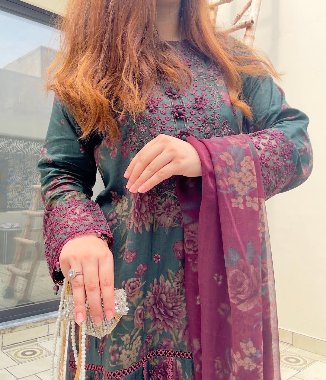 Ishita Luxury Lawn Pret Dupatta Set