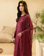 Kritika Majestic Wine Suit Set