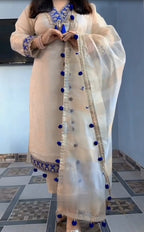 Elina Azure Suit Set